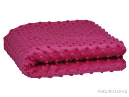 vyr 8988 Latky mikroplys puntik minky barva fuchsia 1