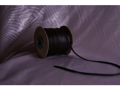 lamowka wypustka z ekoskory 15mm kolor czarny