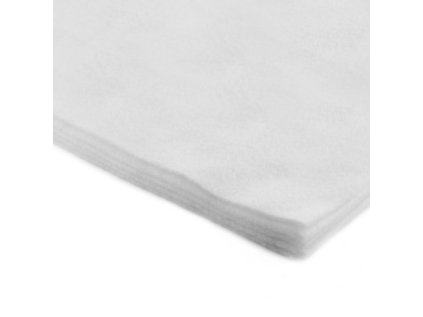dekoracni filc 3 mm barva bila new