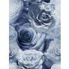 33815 4 velurove potahove latky s potiskem ruze modre a bile