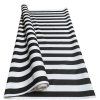 tissu d exterieur pour transats et hamacs de jardin blanc noir 5 cm 222