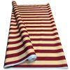 tissu d exterieur pour transats et hamacs de jardin biege bordeau 5 cm