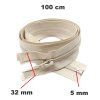 zip spiralovy bezovy 5 mm delka 100 cm 333