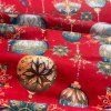 christmas cotton fabric by the meter width 160 cm christmas toys on red47