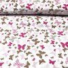 bavlnena latka vzor motylci ruzove modern 111