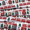 christmas cotton fabric by the meter width 160 cm pattern christmas on white 5