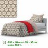 37739 5 bavlnene povleceni na zip barva bezova 140x200 cm