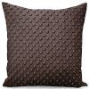 38276 1 povlak na polstarek mikroplys 40x40 cm barva hneda