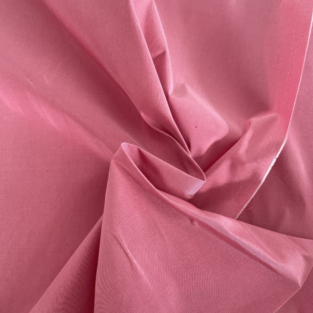 Bavlněno-hedvábný taft, růžový