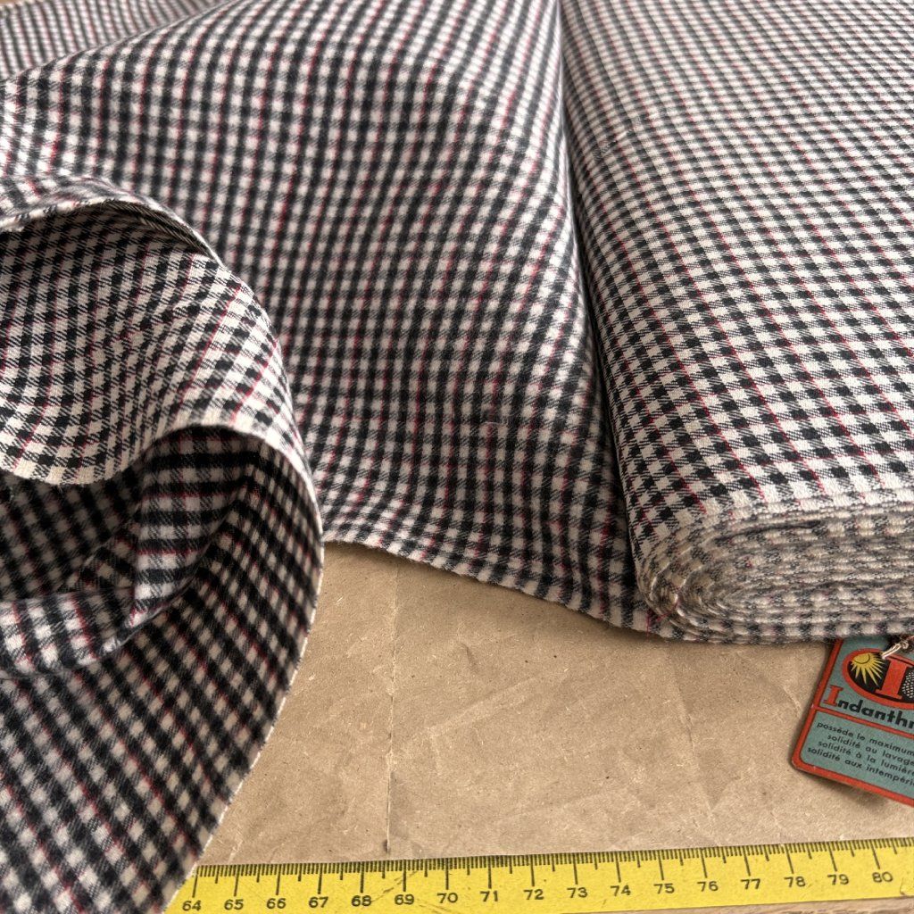 Vintage pevný barchet / flanel bavlněný