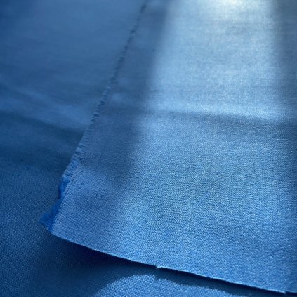 Modrá sypkovina, bavlna, polštářová šířka role