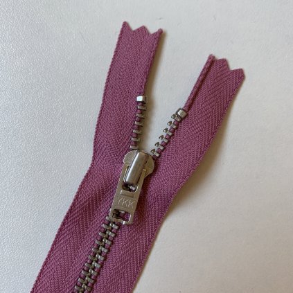 Zip YKK, růžový 11CM