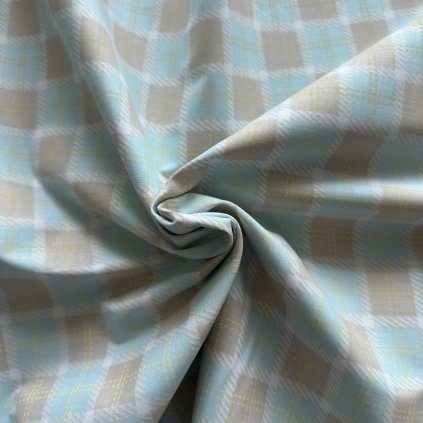 Bavlněné plátno tištěný tartan