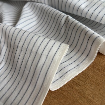 Košilovina bavlněná, modrý proužek