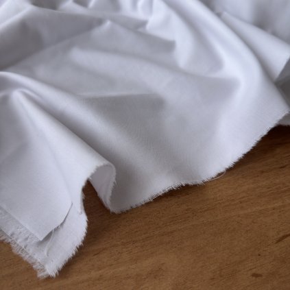 Košilovina bílá bavlna