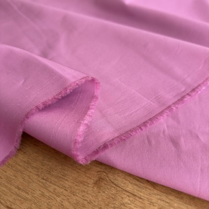 Vzorek - Košilovina šeříkově růžová ba/el