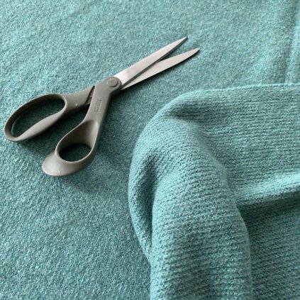 Ultra měkký úplet / svetrovina mint, syntetika