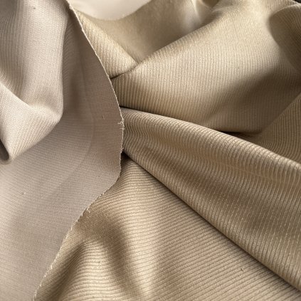 Manšestr pískově béžový 100%bavlna