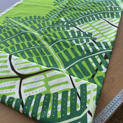 Dekorativní bavlněné plátno kapradiny, vyšší gramáž IKEA