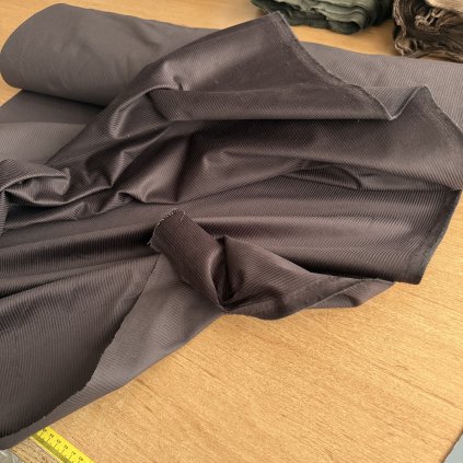 Vzorek - Manšestr hořká čokoláda Warmpeace x Velveta Varnsdorf 98%bavlna 2%lycra