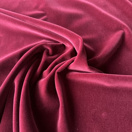 Samet vínový, bavlna