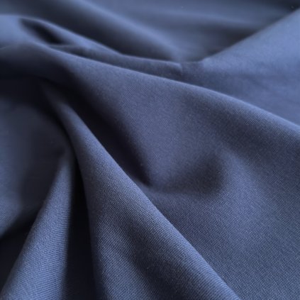 Teplákový úplet tmavě modrý french terry