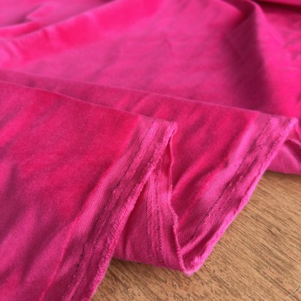 Bavlněný samet růžový
