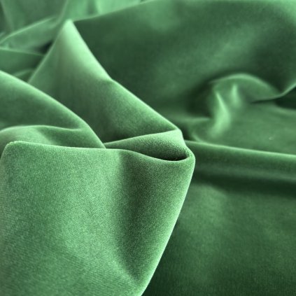 Bavlněný zelený samet