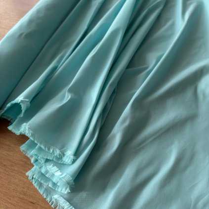 Taft tyrkysový synt. vlákna