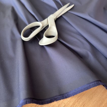 Taft tmavě modrý synt. vlákna