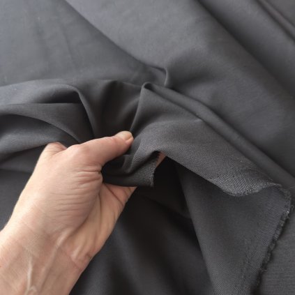 Oblekovka/kostýmovka černý kepr, vl/PES/el