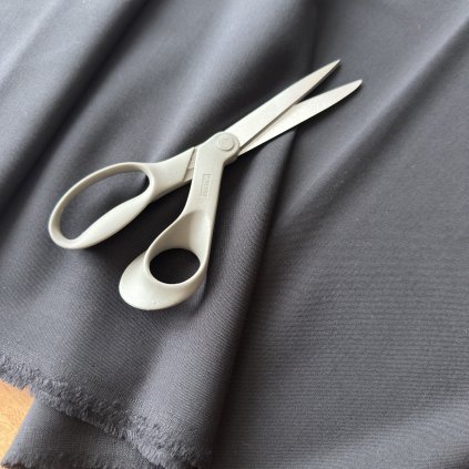 Oblekovka černá, keprová vazba vl/PES/el