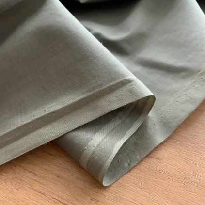 Khaki lehké ale pevné plátno/košilovina