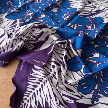 Plátno panel květy, bavlna