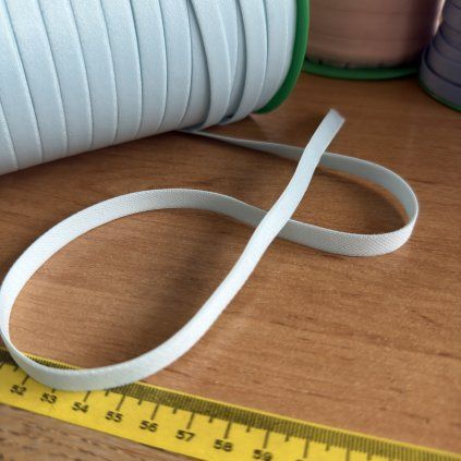 Vzorek - Ramínková pruženka světle modrá 1 cm