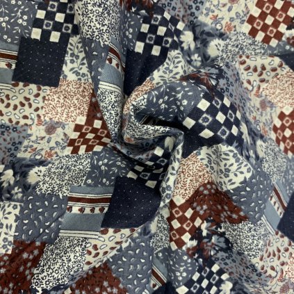 Plátno, co si hraje na patchwork, bavlna