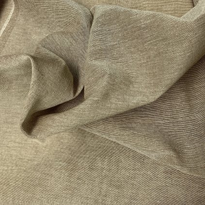 Transparentní bavlněné plátno, kapučíno