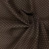 Puntíčky v hnědém kepru, bavlna