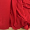 Červená šatovka Tiba, viskózový krep
