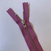 Zip YKK, růžový 15CM