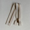 Zip YKK, bílý 20CM