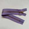 Zip YKK, svetlěfialový 20CM