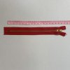 Zip YKK, červený 18CM