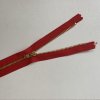 Zip YKK, červený 18CM