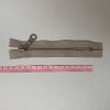 Zip YKK, béžový 13CM