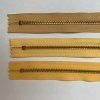 Zip YKK, okrový 18CM