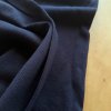 Tmavě modré pevné žebro, bavlna/elastan, tunel, vhodné i na náplety
