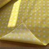 Žlutý puntík velký, 100% tencel, plátno/šatovka