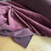 Těžký bytový/čalounický velur, vínovo-fialový