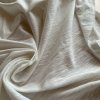 Off white strukturovaný tričkový úplet, 98%viskóza/2%elastan